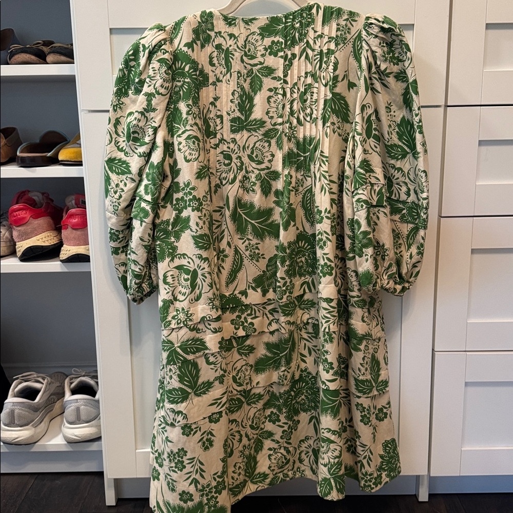 Hunter Bell Green and Cream Floral Dress - Picture 7 of 7
